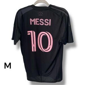 Inter Miami CF Messi #10 Adidas 2025 Black Jersey – Size M L XL– Brand New
